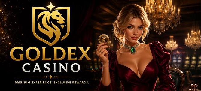 Terms detail from Goldex Casino: choice of two slots for sign-up spins